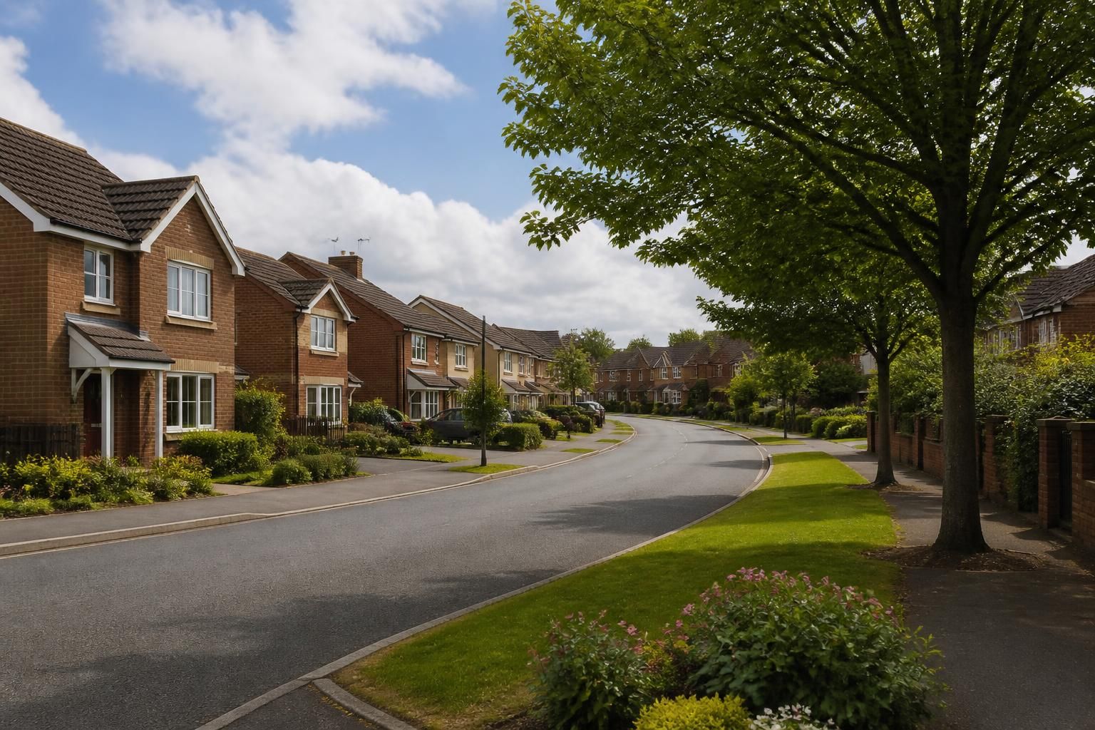 Clean Mansfield homes in a pleasant suburban setting.
